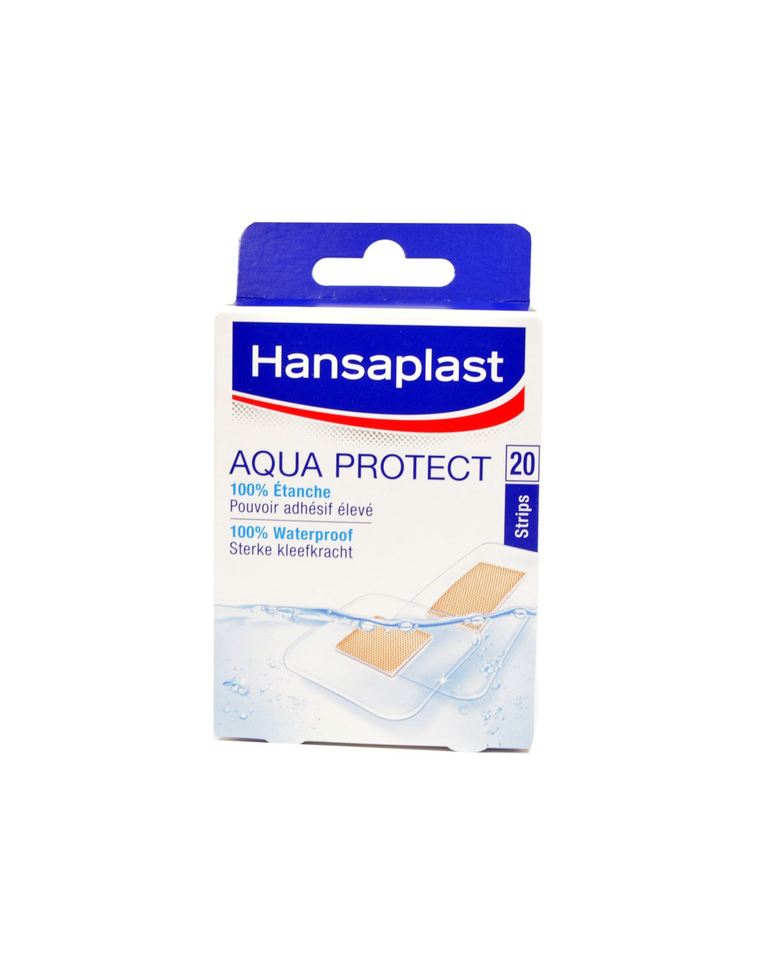 Hansaplast Aqua Protect 20 strips | Snel en Voordelig bestellen bij  EHBO-Centrum.nl | Snelle Verzending | 14 dagen bedenktijd