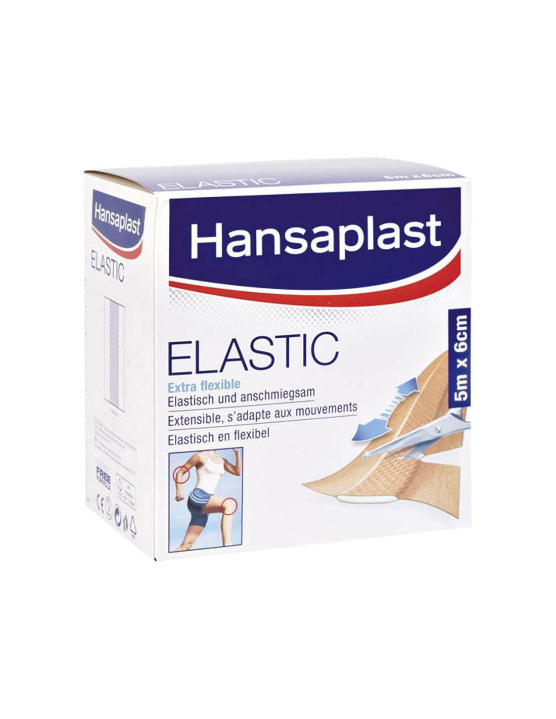 Hansaplast Pleister rol Elastisch textiel 5 m x 6 cm | Snel en Voordelig  bestellen bij EHBO-Centrum.nl | Snelle Verzending | 14 dagen bedenktijd