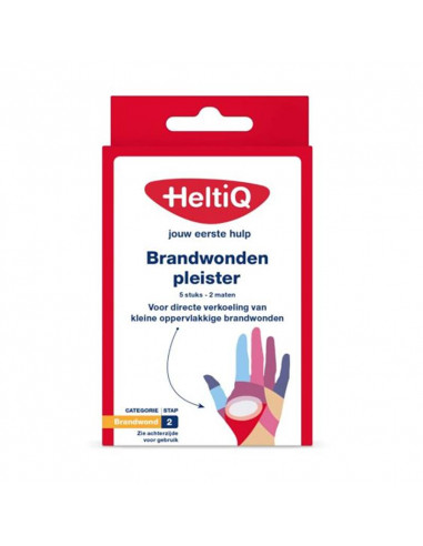 Heltiq Brandwondenpleisters 5 stuks | Snel en Voordelig bestellen bij  EHBO-Centrum.nl | Snelle Verzending | 14 dagen bedenktijd